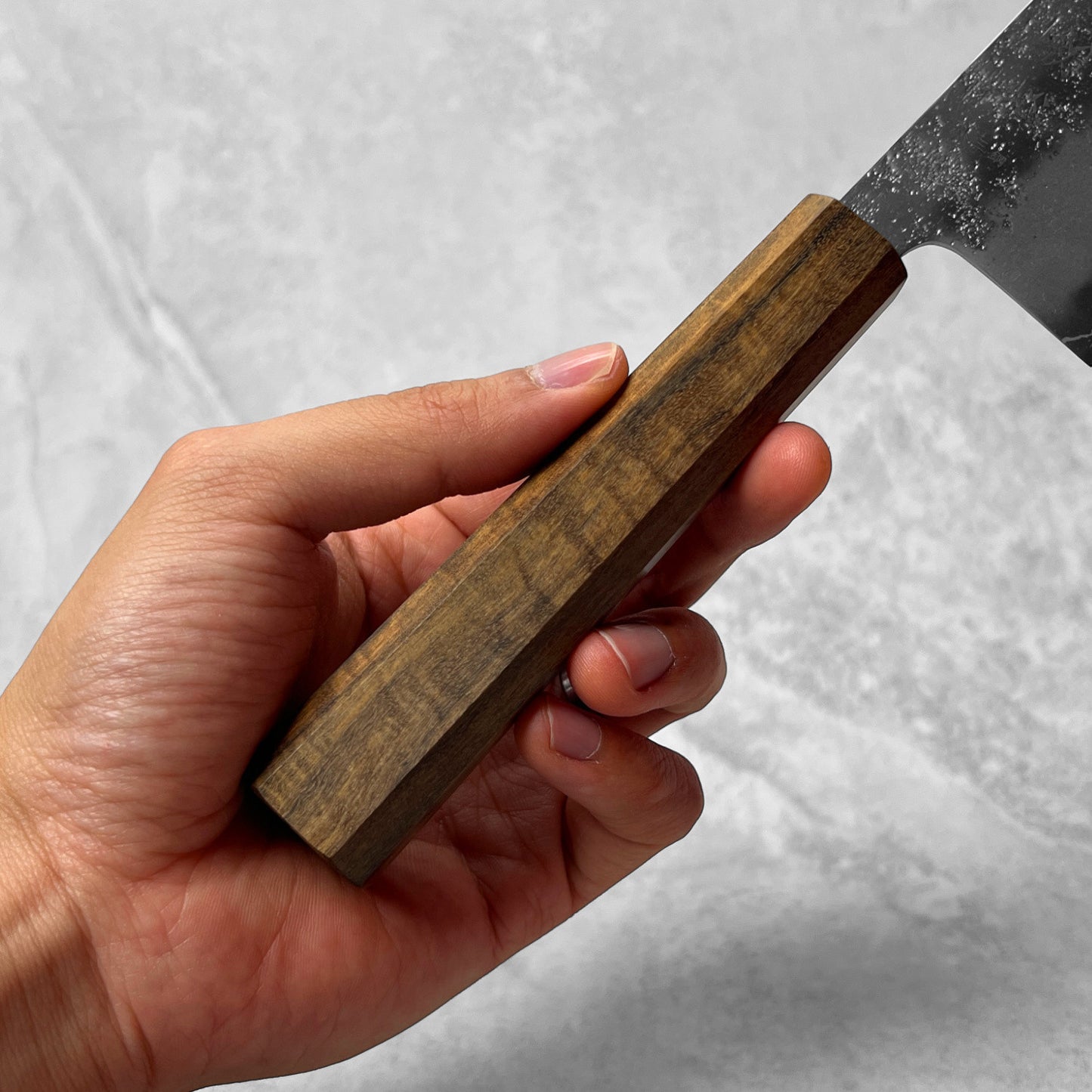 Hatsukokoro Ginrei Ginsan Nashiji Santoku 170mm