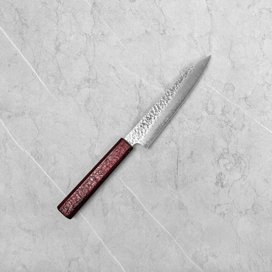 Seki Kanetsugu Shiun VG10 Blood Red Petty 150mm