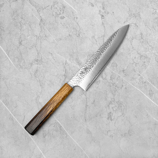 Seki Kanetsugu Shiun VG10 Burnt Lacquer Gyuto 200mm