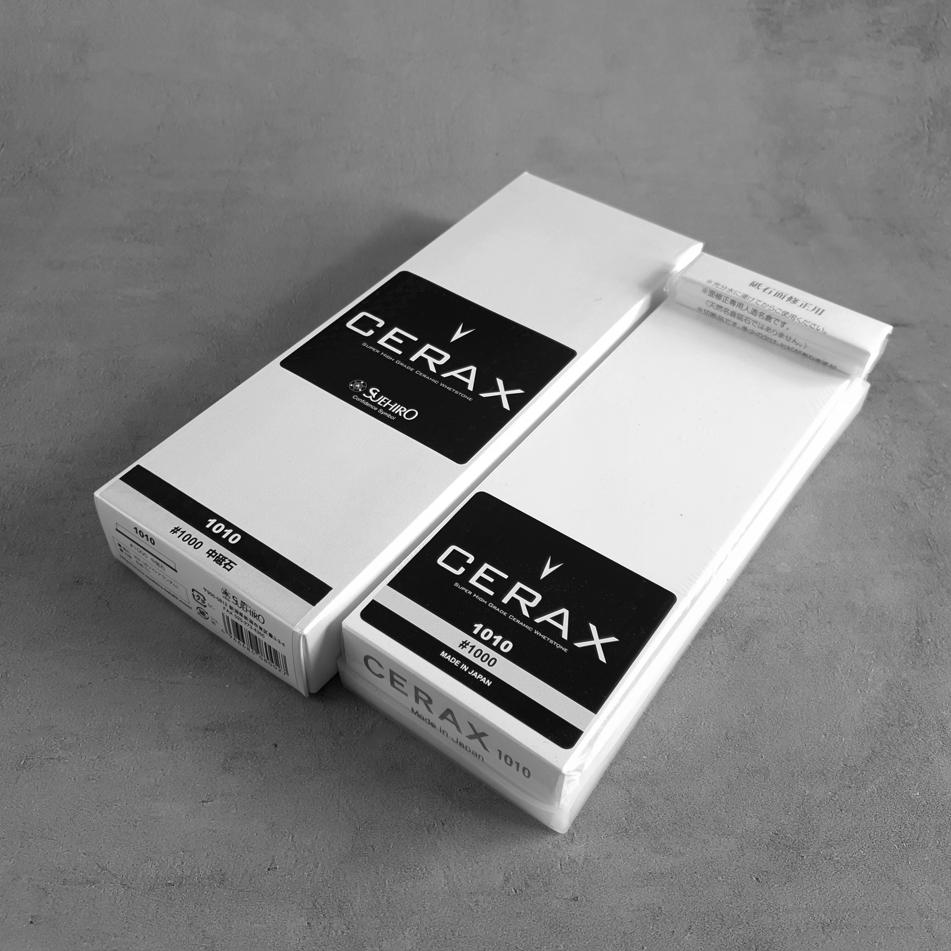 Cerax 1010 1000 Grit Ceramic Sharpening Stone Whetstone by Suehiro Box Packaging Singapore
