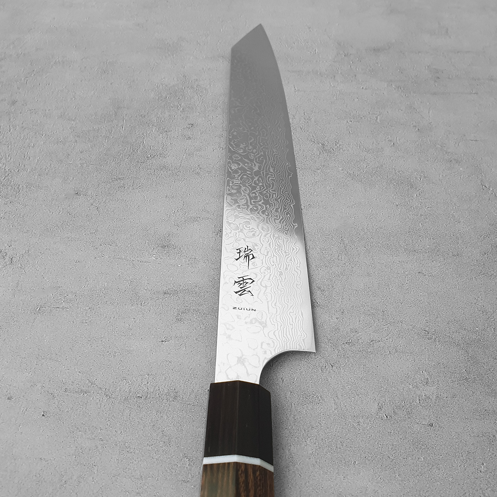 Seki Kanetsugu Zuiun SG2 Damascus Sujihiki 240mm