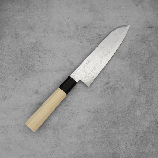 Misuzu AUS-10 Damascus Santoku 180mm