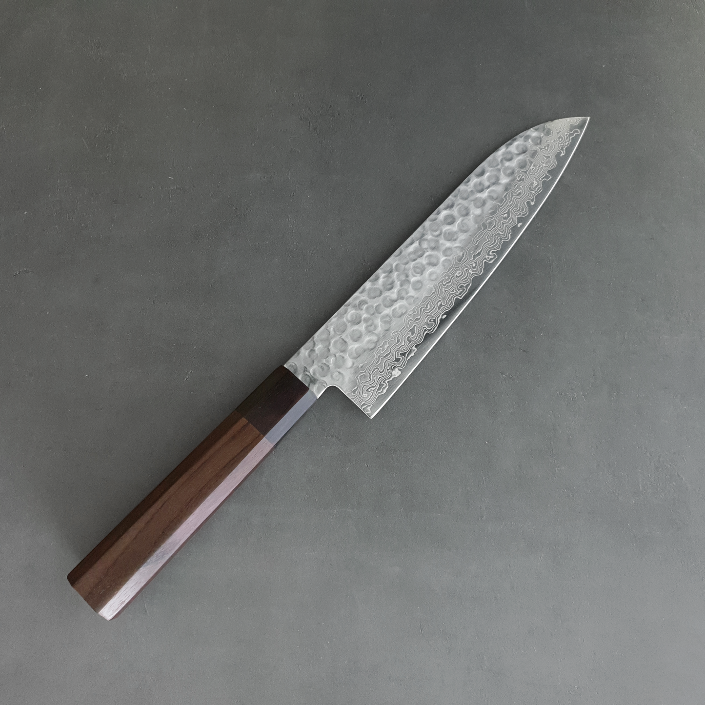 Seki Sandvik 19C27 Santoku 180mm Hammered Damascus Singapore