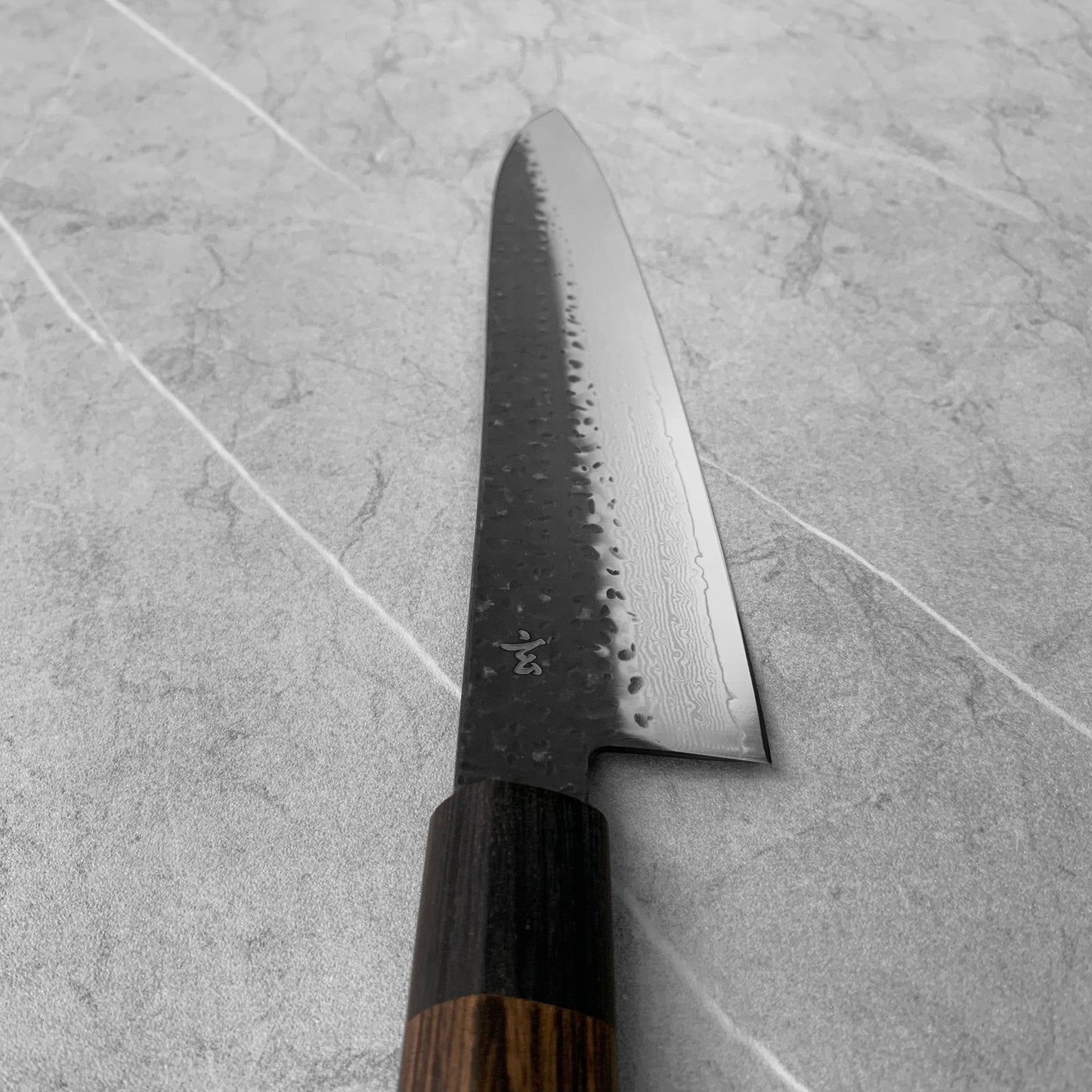 Shizu Hamono Gen VG10 Kurouchi Damascus Gyuto