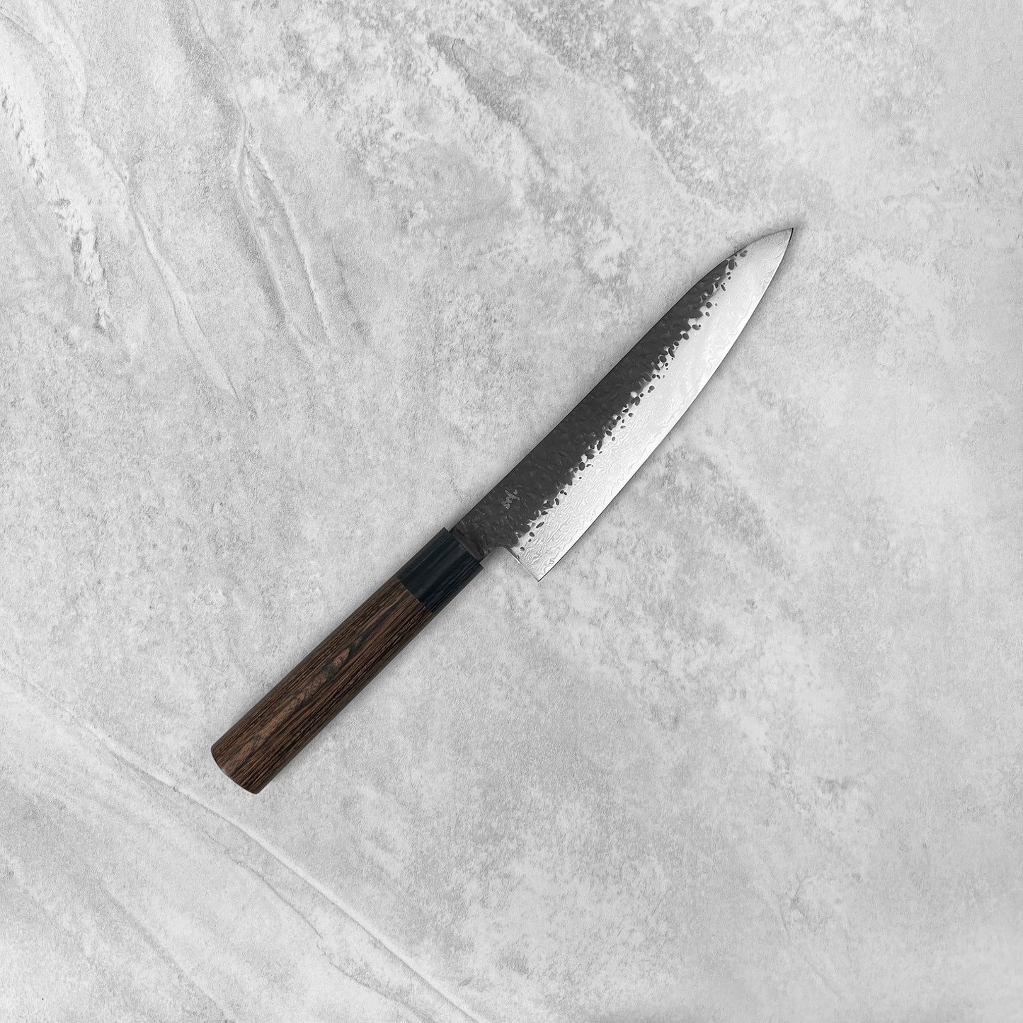 Shizu Hamono Gen VG10 Kurouchi Damascus Gyuto