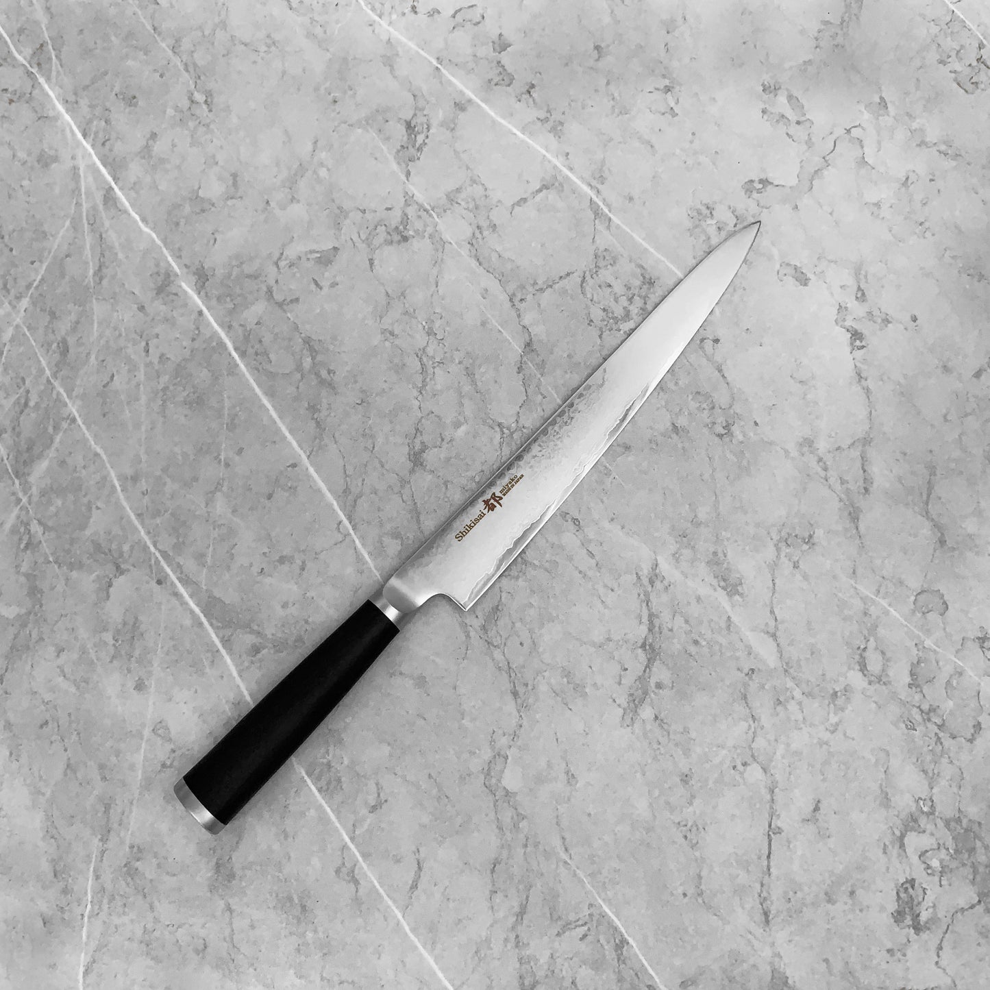 Shikisai Miyako AUS-8 Damascus Sujihiki 240mm